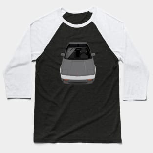 MR2 SC 1st gen W10 - Grey and White Baseball T-Shirt